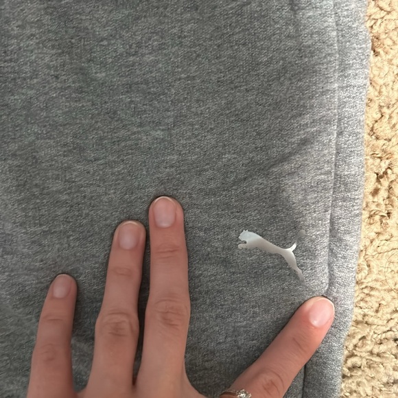Puma Grey Jogger Sweatpants - Picture 2 of 5